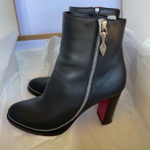 Authentic Louboutin Boots, Size 35.5, Black